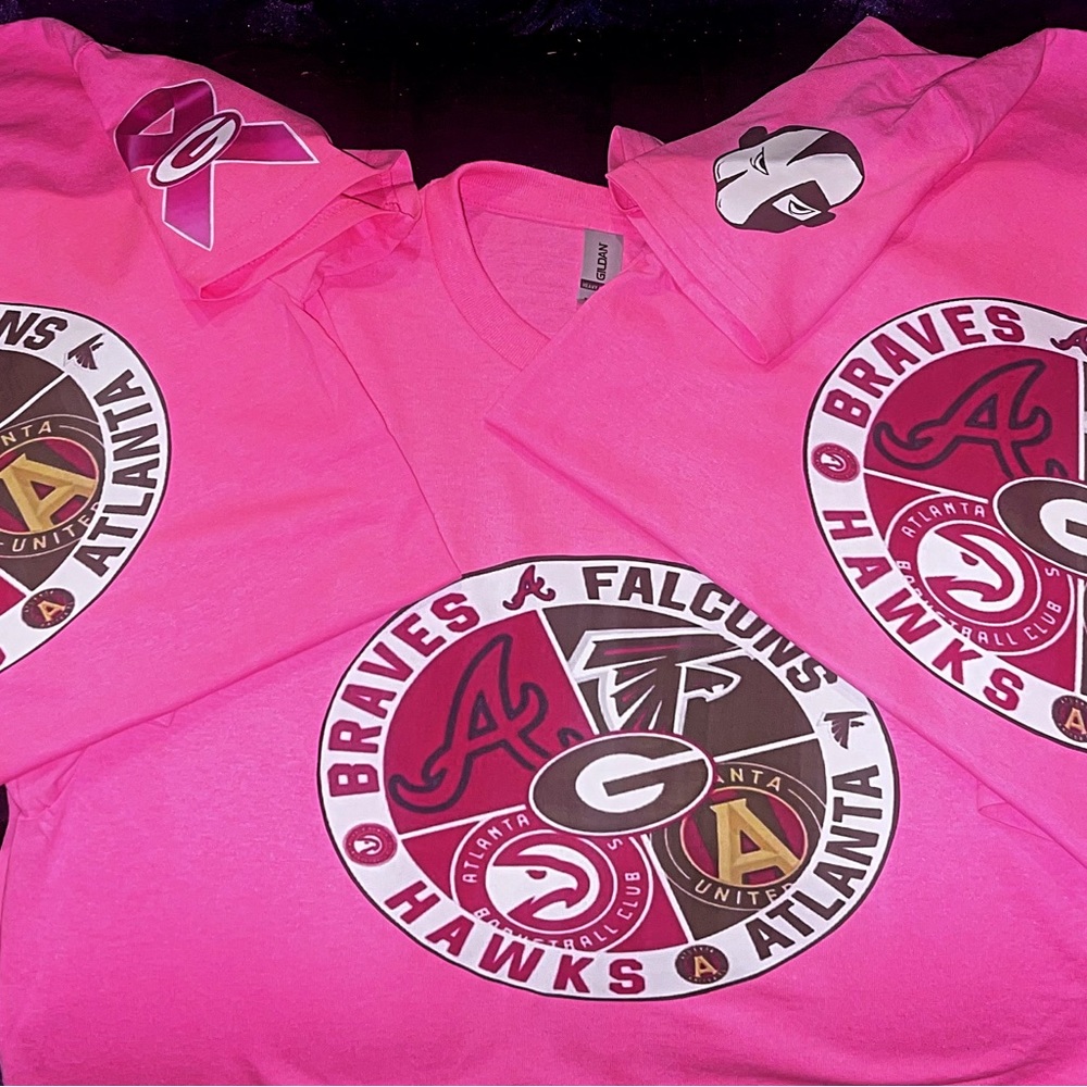 Atlanta Georgia sports teams Cancer Shirt